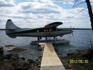Float plane for outposts