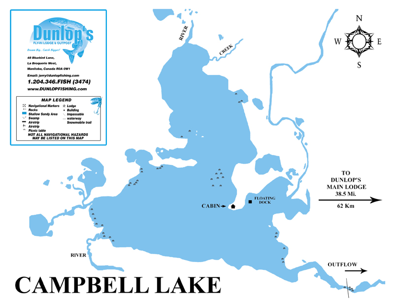 Campbell Lake Map