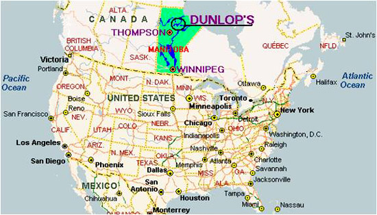 Dunlop's Lodge location